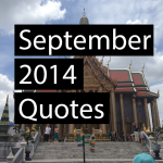 September 2014 Quotes